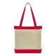 Stylish Cotton Two Tone Tote bag