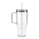 Lucien Recycled Acrylic Travel Mug w/ Straw, 40oz.