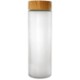 Full Color Bamboo Pattern Frosted Glass Bottle, 22oz.
