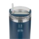 Riley Double Wall Stainless Steel Travel Mug w/ Straw, 40oz.