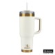 Pelican™ Porter Double Wall Stainless Steel Travel Mug w/ Straw, 40oz.