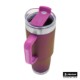 Pelican™ Porter Shimmer Double Wall Stainless Steel Travel Mug w/ Straw, 40oz.
