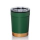 Eduardo Double Wall Stainless Steel Tumbler with Bamboo Base, 12oz.