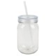 Bootlegger rPET Mason Jar Tumbler w/ Straw, 27oz.