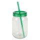 Bootlegger rPET Mason Jar Tumbler w/ Straw, 27oz.