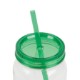 Bootlegger rPET Mason Jar Tumbler w/ Straw, 27oz.