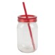 Bootlegger rPET Mason Jar Tumbler w/ Straw, 27oz.