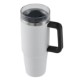 Vancouver Double Wall Vacuum Insulated Stainless Steel Mug w/ Straw, 30oz.