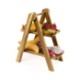 La Cuisine Acacia Wood Two Tier Serving Tray