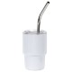 Mini Belmont Double Wall Stainless Steel Tumbler w/ Straw, 3oz.
