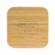 Chi Charge Bright Wireless Charger Bamboo Square