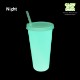 Nite Glow Tumbler w/ Lid & Straw, 26oz.