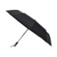 Elements Recycled Auto Open & Close Executive Folding Umbrella, 46" Arc