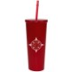 Stainless Steel Wanderer Tumbler with Straw, 22oz.