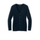 Port Authority® Easy Care Tri-Blend Button Up Cardigan Ladies' Sweater