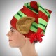 Striped Felt Elf Hat with Ears