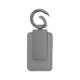 Leatherette Carabiner Clip Key Tag