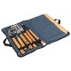 Firepit 5-Piece BBQ Set w/ Cutting Board & Carrying Case