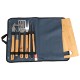 Firepit 5-Piece BBQ Set w/ Cutting Board & Carrying Case