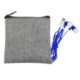 Recycled Pouch & Type C Colorful Earbud Set