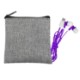 Recycled Pouch & Type C Colorful Earbud Set