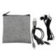 Recycled Pouch, Charging Cable, C to C Ear Bud Set