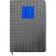Woven Notebook w/ Metal Accent, 5-1/2" x 8-1/4"