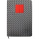 Woven Notebook w/ Metal Accent, 5-1/2" x 8-1/4"