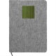 Heathered Recycled Notebook w/ Metal Accent, 5-1/2" x 8-1/4"