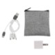 Recycled Pouch, C To C Charging Kit