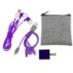 Recycled Pouch Colorful Type C Tech Kit