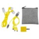 Recycled Pouch Colorful Type C Tech Kit