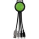 Two Tone Dual Input 3-in-1 Charging Cable