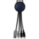 Two Tone Dual Input 3-in-1 Charging Cable