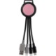 Two Tone Dual Input 3-in-1 Charging Cable