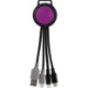 Two Tone Dual Input 3-in-1 Charging Cable