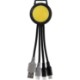 Two Tone Dual Input 3-in-1 Charging Cable