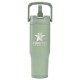 Polar Duo Double-Wall Recycled Stainless Steel Tumbler with Storage Base, Laser Engraved, 32oz.
