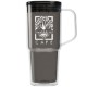 Polar Crystal Recycled Double Wall Tumbler with Straw, 32oz.