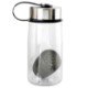 Metal Lanyard Lid Recycled Bottle w/ Floating Infuser, 18oz.