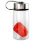Metal Lanyard Lid Recycled Bottle w/ Floating Infuser, 18oz.