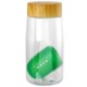 Bamboo Pattern Recycled Bottle w/ Floating Infuser, 18oz.
