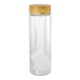 Bamboo Pattern Recycled Bottle w/ Floating Infuser, 24oz.