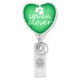 Hemp Jumbo Heart Badge Reel