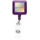 Translucent Better Square Badge Reel