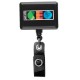 Opaque Jumbo Rectangle Badge Reel with Alligator Clip