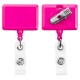 Opaque Jumbo Rectangle Badge Reel with Alligator Clip