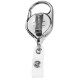 Chrome Carabiner Badge Reel with Belt Clip