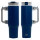 NAYAD® Genesis Stainless Steel Double-Wall Insulated Mug w/ Foldable Handle, 40oz.