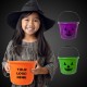 Plastic Halloween Pumpkin Bucket